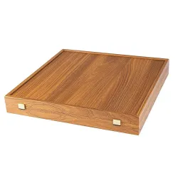 Set de șah de lux Manopoulos 40x40cm cu piese King Staunton 7.7cm SW42B40M